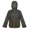 Regatta Kinder/Kids Hywell Camo Waterdicht Jasje (Druivenblad) -Modekleding kinderkids hywell camo waterdicht jasje druivenblad