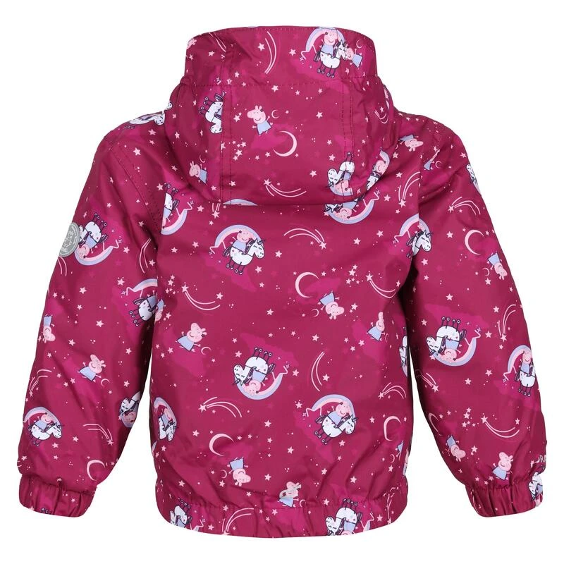 Regatta Kinder/Kids Muddy Puddle Peppa Pig Eenhoorn Gewatteerd Jasje 6 Regatta Kinder/Kids Muddy Puddle Peppa Pig Eenhoorn Gewatteerd Jasje - Afbeelding 4