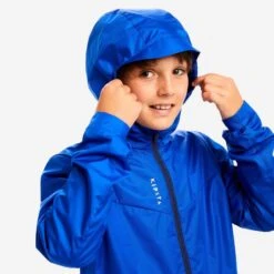 Kipsta Regenjas Voor Voetbal Kinderen T500 14 Kipsta Regenjas Voor Voetbal Kinderen T500 -Modekleding kinderregenjas voor voetbal t500 blauw 3