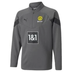 Puma Kindertrainings Sweatshirt Met 1/4 Rits Borussia Dortmund 2022/23