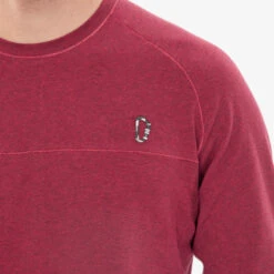 Simond Klimshirt ML Voor Heren Vertika Rood Bordeaux -Modekleding klimshirt ml voor heren vertika rood bordeaux 4