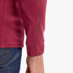 Simond Klimshirt ML Voor Heren Vertika Rood Bordeaux -Modekleding klimshirt ml voor heren vertika rood bordeaux 5