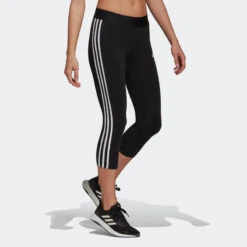 ADIDAS LEGGING VOOR FITNESS EN SOFT TRAINING DAMES ZWART -Modekleding legging voor fitness en soft training dames zwart 4