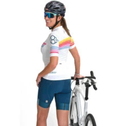 Level+ Fietsshort Blauw/groen Dames 8andCounting 12 Level+ Fietsshort Blauw/groen Dames 8andCounting -Modekleding level fietsshort blauwgroen dames 8andcounting 3