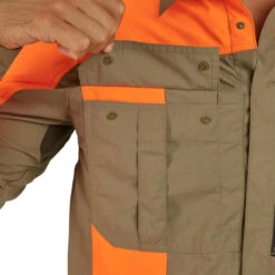 Licht En Ademend Jachtoverhemd Met Lange Mouwen 520 Groen/fluo -Modekleding licht en ademend jachtoverhemd met lange mouwen 520 groenfluo 12