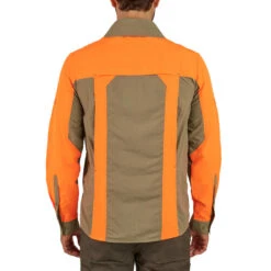 Licht En Ademend Jachtoverhemd Met Lange Mouwen 520 Groen/fluo -Modekleding licht en ademend jachtoverhemd met lange mouwen 520 groenfluo 5
