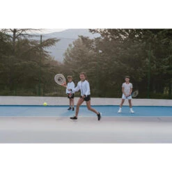 Artengo Licht Rekbaar Tennisjack Voor Jongens Ergols Wit -Modekleding licht rekbaar tennisjack voor jongens ergols wit 13