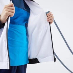 Artengo Licht Rekbaar Tennisjack Voor Jongens Ergols Wit -Modekleding licht rekbaar tennisjack voor jongens ergols wit 6