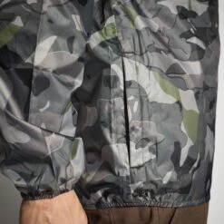 Lichte Regenjas Voor Jagen 100 14 Lichte Regenjas Voor Jagen 100 -Modekleding lichte regenjas voor jagen 100 camouflage grijs 3