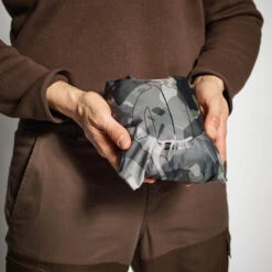 Lichte Regenjas Voor Jagen 100 17 Lichte Regenjas Voor Jagen 100 -Modekleding lichte regenjas voor jagen 100 camouflage grijs 6