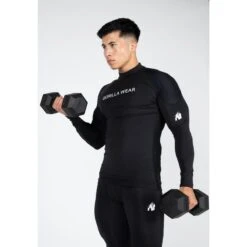 Gorilla Wear Lorenzo Performance Long Sleeve - Black -Modekleding lorenzo performance long sleeve black 3