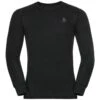 Odlo M BL TOP Crew Neck L/S ACTIVE WARM ECO - - 159102-15000 Black - Heren - Ski | -Modekleding m bl top crew neck ls active warm eco 159102 15000 black heren ski