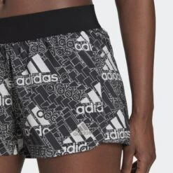 ADIDAS Made For Training Logo Graphic Pacer Short -Modekleding made for training logo graphic pacer short 4