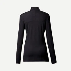 Merino Shirt Voor Trekking Dames MT500 Lange Mouwen Rits Aan De Hals -Modekleding merino shirt voor trekking dames mt500 lange mouwen rits aan de hals 1