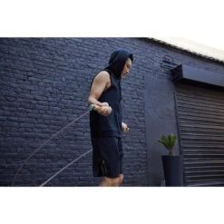 Mouwloze Hoodie Voor Boksen -Modekleding mouwloze hoodie voor boksen zwart 9