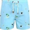 Mr.Bowmont The Island Hopper Zwembroek Lichtblauw -Modekleding mrbowmont the island hopper zwembroek lichtblauw
