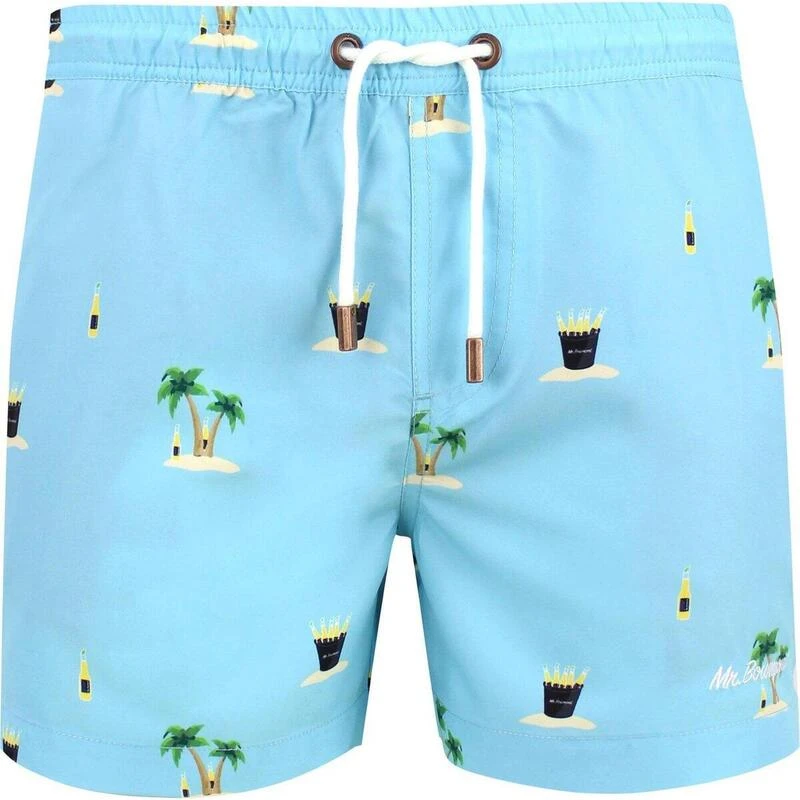 Mr.Bowmont The Island Hopper Zwembroek Lichtblauw 3 Mr.Bowmont The Island Hopper Zwembroek Lichtblauw