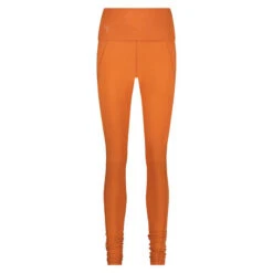 OM Legging - Comfortabele Loose-fit Legging - Biologisch Katoen - Roodbruin -Modekleding om legging comfortabele loose fit legging biologisch katoen roodbruin 2