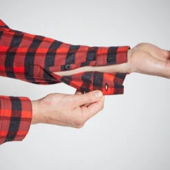 OVERHEMD 100 -Modekleding overhemd 100 rood 9