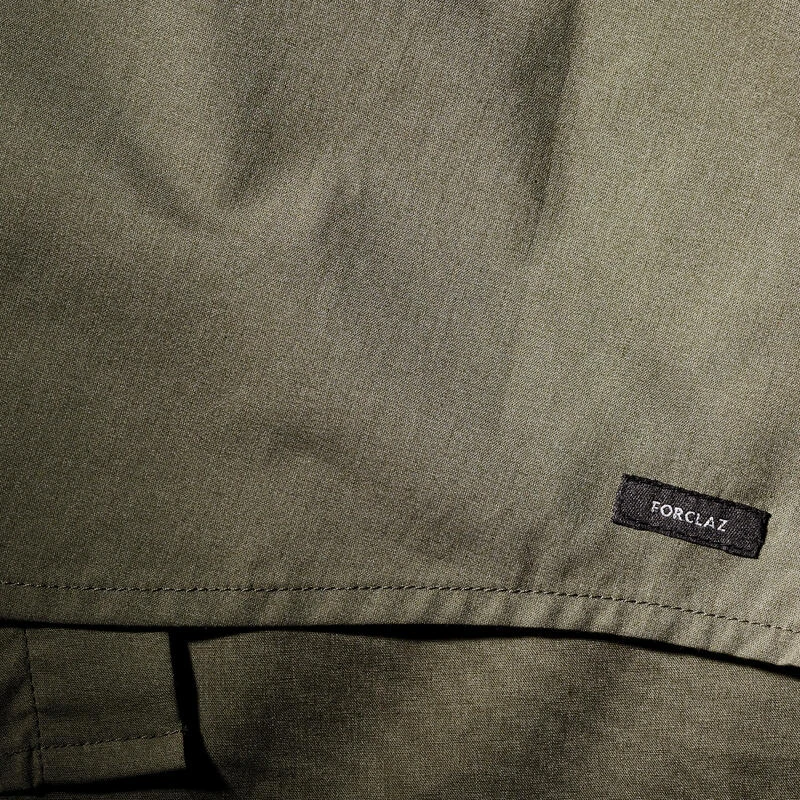 Overhemd Voor Backpacken Heren Travel 100 Korte Mouwen Bruin 8 Overhemd Voor Backpacken Heren Travel 100 Korte Mouwen Bruin - Afbeelding 6