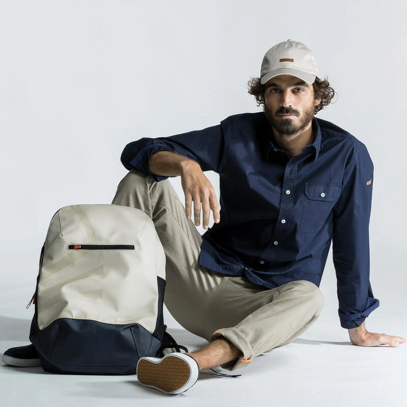 Tribord Overhemd Voor Heren Sailing 100 Lange Mouwen 7 Tribord Overhemd Voor Heren Sailing 100 Lange Mouwen - Afbeelding 5