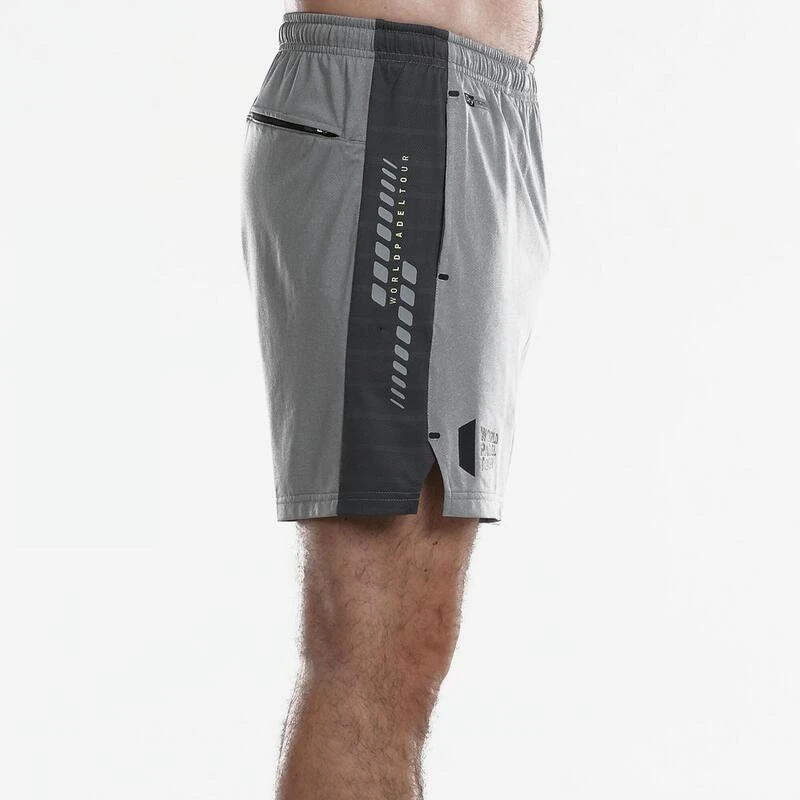BULLPADEL Padelshort Voor Heren Llano Grijs 5 BULLPADEL Padelshort Voor Heren Llano Grijs - Afbeelding 3
