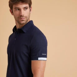 Poloshirt Voor Paardrijden Heren -Modekleding poloshirt voor paardrijden heren blauw 3