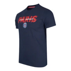 PSG T-shirt Heren - Blauw -Modekleding psg t shirt heren blauw 1