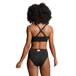 Puma Bikinibroekje Ribbed High Waist Brief Black Combo -Modekleding puma bikinibroekje ribbed high waist brief black combo 3