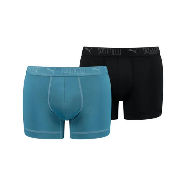 Puma Sport Boxershorts Microfiber 2-pack Blue Lagoon Combo 3 Puma Sport Boxershorts Microfiber 2-pack Blue Lagoon Combo