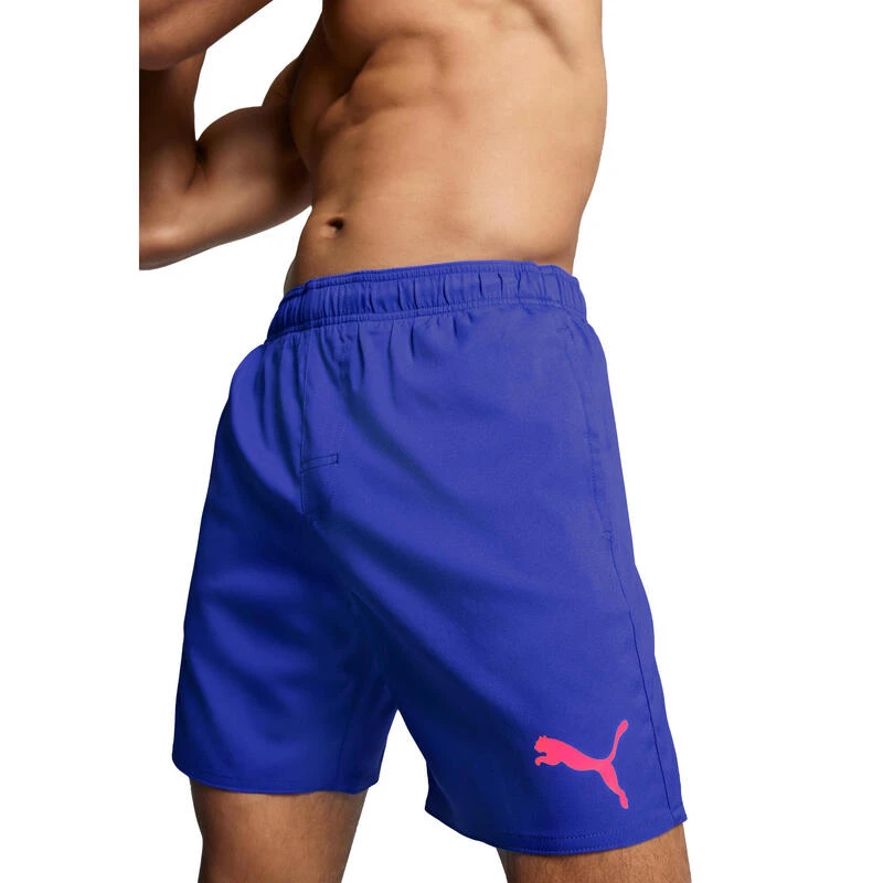 Puma Zwembroek Heren Mid Shorts Benjamin Blue 5 Puma Zwembroek Heren Mid Shorts Benjamin Blue - Afbeelding 3