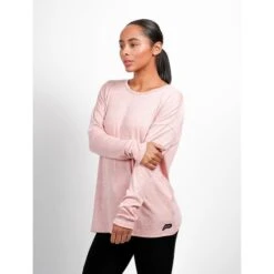 Pursue Fitness Cross Back Sweater Roze -Modekleding pursue fitness cross back sweater roze 3