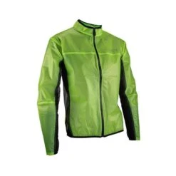 LEATT RaceCover Regenjas Transparant -Modekleding racecover regenjas lime 2