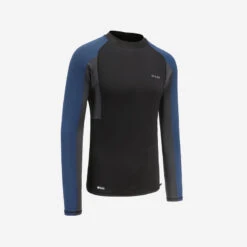 Rashguard Voor Surfen Heren 500 Lange Mouwen -Modekleding rashguard voor surfen heren 500 lange mouwen blauw 1