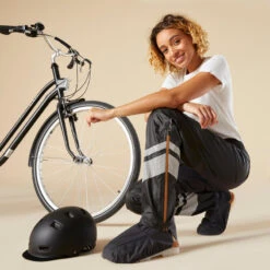 BTWIN Regenbroek Met Geïntegreerde Schoencovers Voor Op De Fiets 540 Dames Zwart 23 BTWIN Regenbroek Met Geïntegreerde Schoencovers Voor Op De Fiets 540 Dames Zwart -Modekleding regenbroek met geintegreerde schoencovers voor op de fiets 540 dames zwart 10