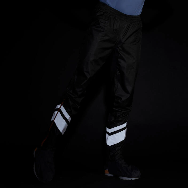 BTWIN Regenbroek Met Geïntegreerde Schoencovers Voor Op De Fiets 540 Dames Zwart 10 BTWIN Regenbroek Met Geïntegreerde Schoencovers Voor Op De Fiets 540 Dames Zwart - Afbeelding 8