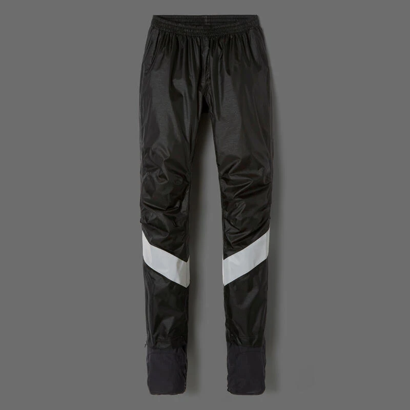 BTWIN Regenbroek Met Geïntegreerde Schoencovers Voor Op De Fiets 540 Heren Zwart 10 BTWIN Regenbroek Met Geïntegreerde Schoencovers Voor Op De Fiets 540 Heren Zwart - Afbeelding 8