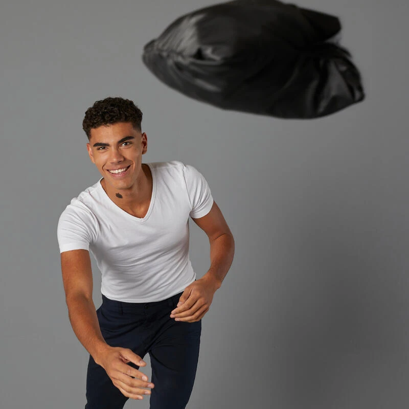 BTWIN Regenbroek Met Geïntegreerde Schoencovers Voor Op De Fiets 540 Heren Zwart 12 BTWIN Regenbroek Met Geïntegreerde Schoencovers Voor Op De Fiets 540 Heren Zwart - Afbeelding 10