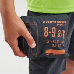 Quechua Regenbroek Voor Wandelen MH500 Zwart Kinderen 7-15 Jaar -Modekleding regenbroek voor wandelen mh500 zwart kinderen 7 15 jaar 1