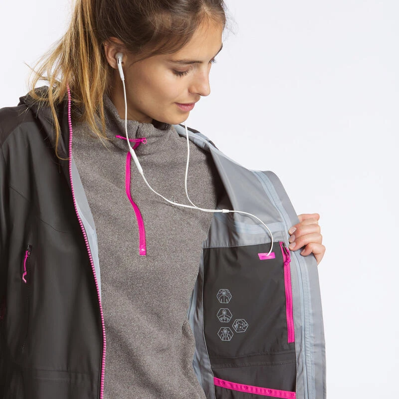 Quechua Regenjas Voor Bergwandelen Dames MH900 12 Quechua Regenjas Voor Bergwandelen Dames MH900 - Afbeelding 10