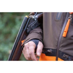 REGENJAS VOOR DE JACHT RENFORT FLUO BRUIN 900 SNIP -Modekleding regenjas voor de jacht renfort fluo bruin 900 snip 12