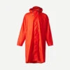 Quechua Regenponcho Voor Trekking MT900 Rood 75 Liter S/M -Modekleding regenponcho voor trekking mt900 rood 75 liter sm