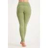Shaktified - Comfortabele Yogalegging Met Omslagband - Lichtgroen -Modekleding shaktified comfortabele yogalegging met omslagband lichtgroen