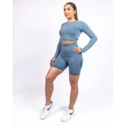 Shape Sport Yoga Gym Shorts | Zwart -Modekleding shape sport yoga gym shorts grijsblauw 1