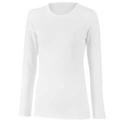 Shirt Met Ronde Hals En Lange Mouw, Innovatieve Temperatuurregeling -Modekleding shirt met ronde hals en lange mouw innovatieve temperatuurregeling 2