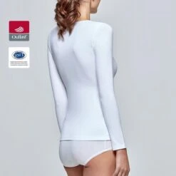 Shirt Met V-hals En Lange Mouwen Met Innovatieve Temperatuurregeling 9 Shirt Met V-hals En Lange Mouwen Met Innovatieve Temperatuurregeling -Modekleding shirt met v hals en lange mouwen met innovatieve temperatuurregeling 1