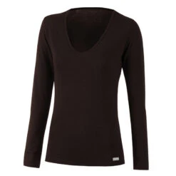 Shirt Met V-hals En Lange Mouwen Thermo -Modekleding shirt met v hals en lange mouwen thermo 2