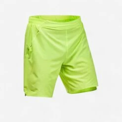 Quechua Short Voor Fast Hiking Heren FH 900 Geel.