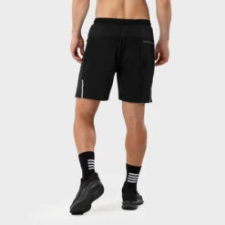 Shorts Fitness SIROKO Stellar Zwart Heren -Modekleding shorts fitness siroko stellar zwart heren 1