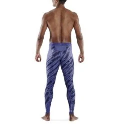 SKINS Series-3 Heren Lange Panty - Blauw Geo - Maat M 9 SKINS Series-3 Heren Lange Panty - Blauw Geo - Maat M -Modekleding skins series 3 heren lange panty blauw geo maat m 3